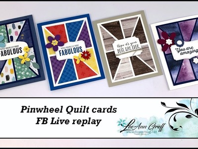 Pinwheel Quilt cards
