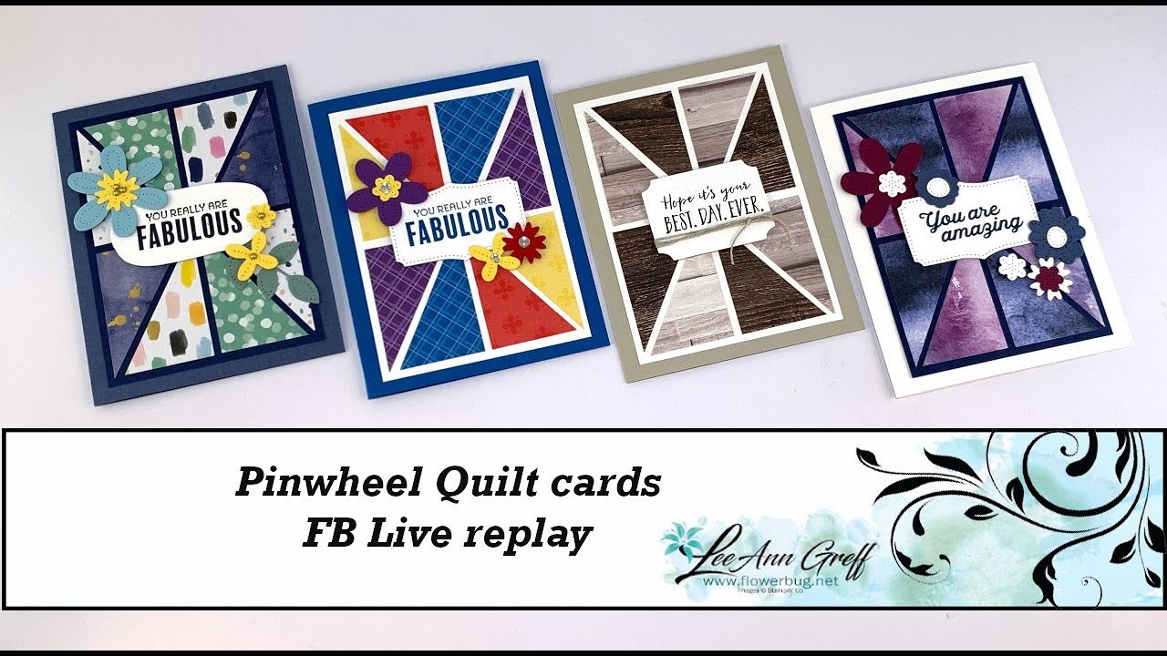 Pinwheel Quilt cards