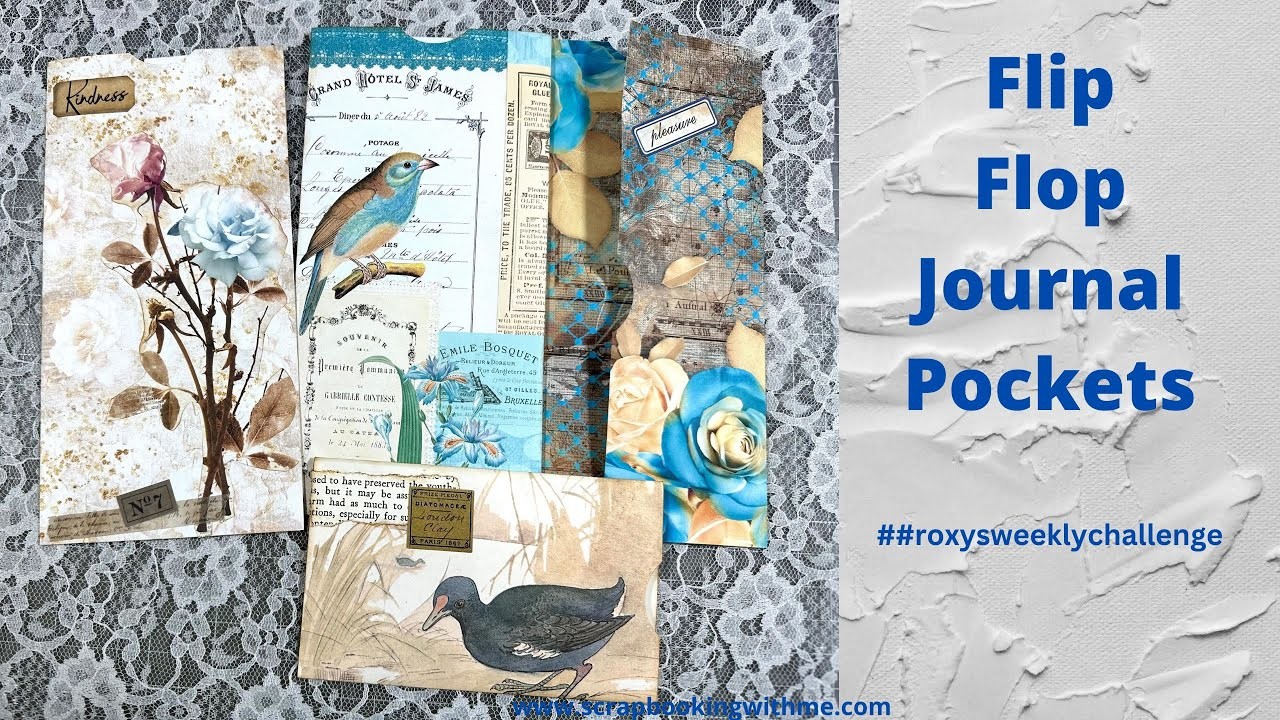 #roxysweeklychallenge 2023 | FLIP FLOATING HINGED POCKETS | Week #4 Tutorial