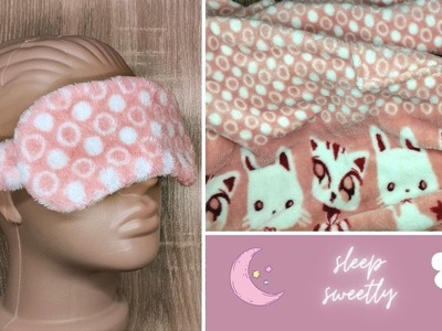 Sleep mask from baby bathrobe. DIY | we sew from things