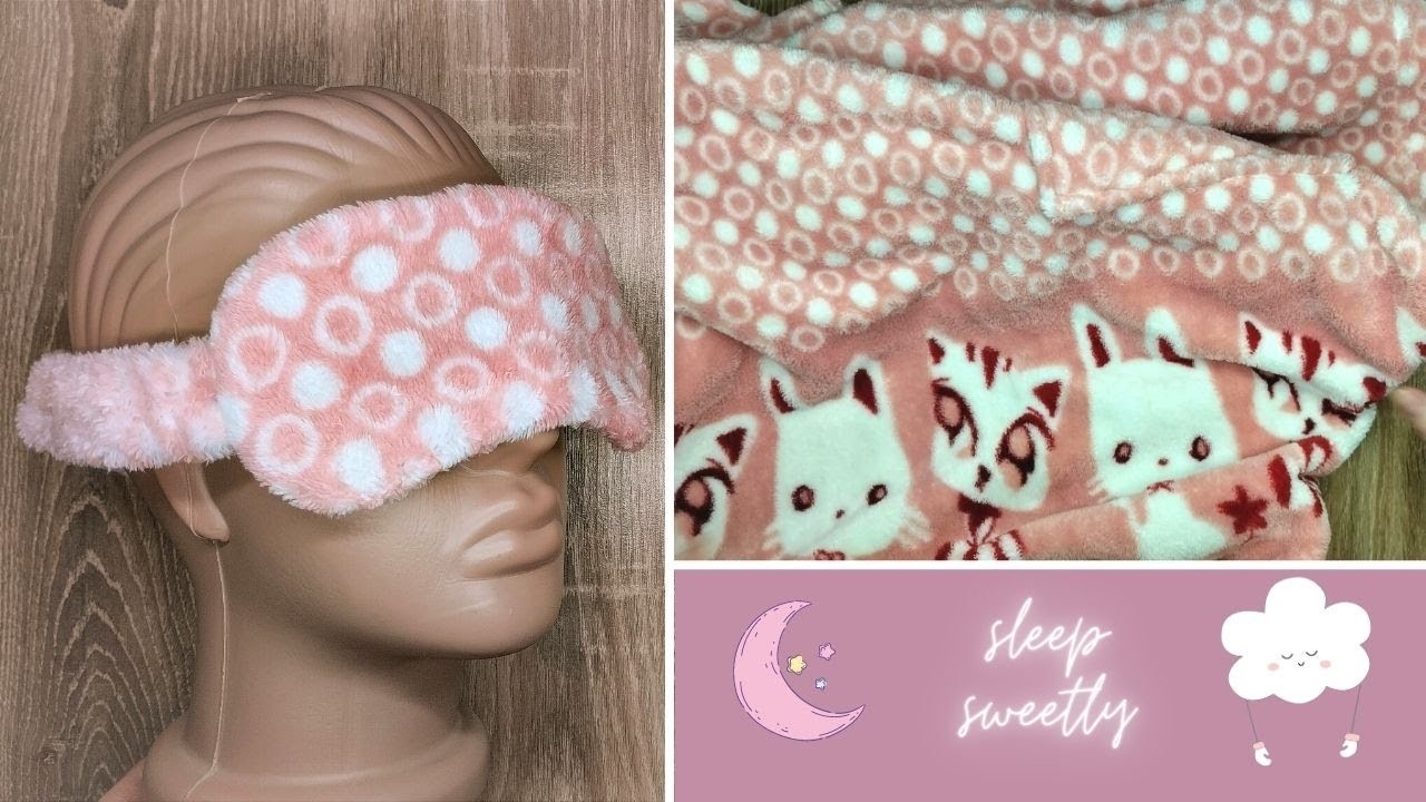 Sleep mask from baby bathrobe. DIY | we sew from things