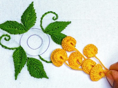 Superb Hand Embroidery Flower Design | Stitch Embroidery Designs | Hand Embroidery Designs