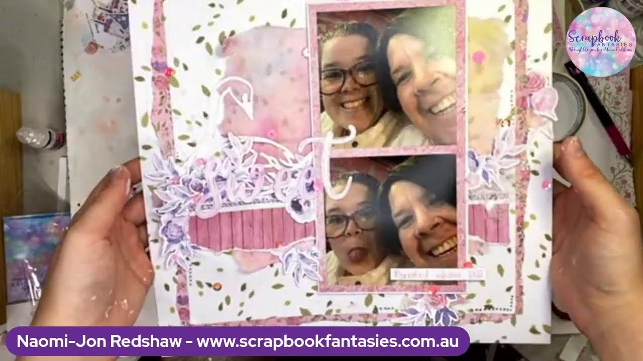 Swan Princess Scrapbook Layout Class with Naomi-Jon Redshaw - GICS #16