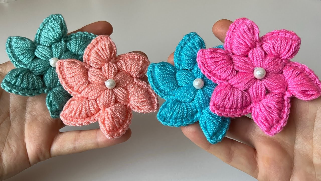 Wow!… Super ⚡️Flower Pattern Crochet For Beginners ????. Crochet Knitting Flower Ideas