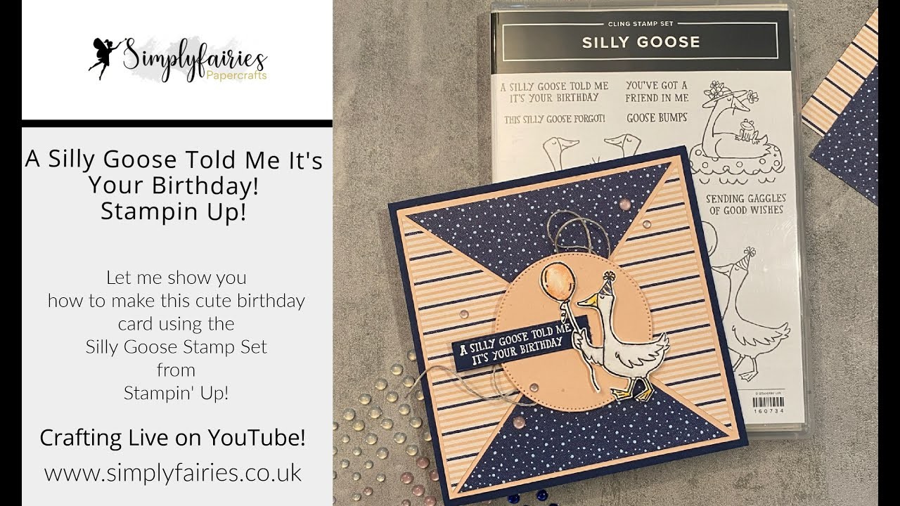 A Silly Goose Told Me It's Your Birthday! - Stampin Up!