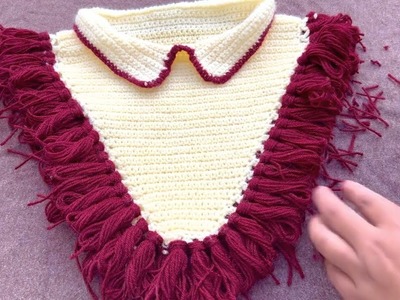 Beautiful baby poncho. crochet ???? pattern. knitting pattern. crochet baby dress