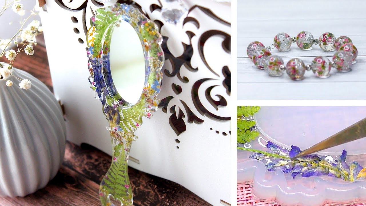 Beautiful DIY Flower and Epoxy resin accessories You'll Love. Amazing DIY ideas from epoxy resin
