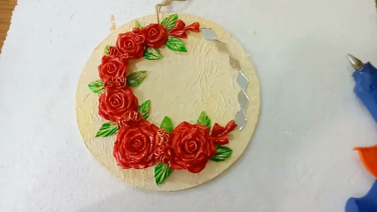 Cake board reuse ideas with clay | cake board craft | how to reuse cake board ideas
