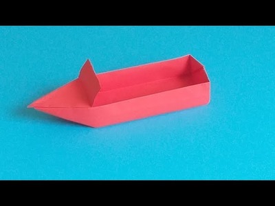 Comment faire un Bateau à moteur| Bateau Origami
