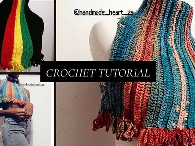 Crochet easy and quick crop top