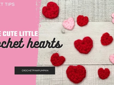 Crochet Hearts tutorial - Easy for beginners - Amigurumi - Stitches tutorials