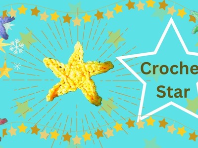 Crochet Star | Crochet Christmas Decor | Crochet Tutorial in English | Club Crafteria