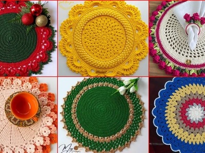 DIY Crochet Round Tablecloth Pattern Easy.Easy Crochet Table Cover Design