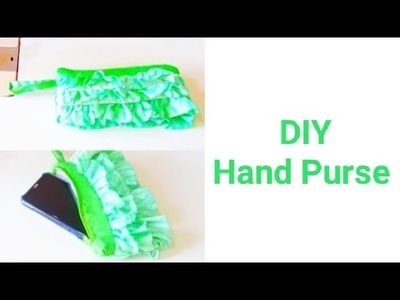 DIY Hand Purse Ruffle (Frill) Design Purse