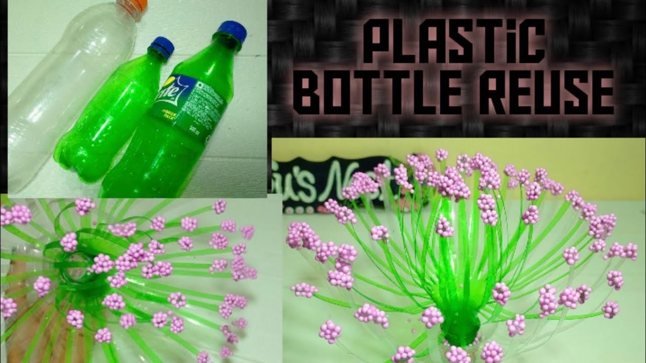 DIY: HOW TO MAKE GULDASTA FROM EMPTY PLASTIC BOTTLE || PLASTIC BOTTLE RECYCLING IDEA