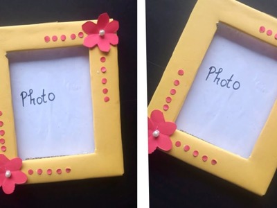 DIY photo frame at home easy for making # YouTube video #kirti art and craft#