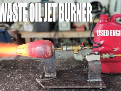 DIY WASTE OIL JET BURNER || Sek Austria