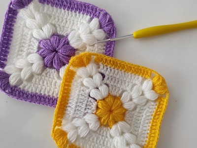 Easy crochet granny square pattern for beginners - crochet granny motif knitting pattern