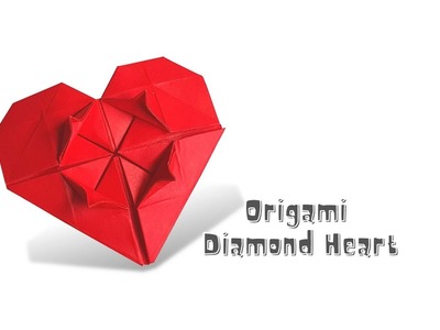 Easy Diamond Heart Tutorial - Easy Valentine's Craft 2023 - Easy origami tutorial for beginner