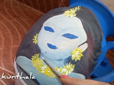 Easy pot painting ldeas l DIY pot decoration l shakuntala samanta art l Diwali pot Decoration