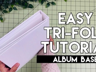 EASY TRI-FOLD ALBUM TUTORIAL | Making the Base