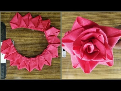 Hairband with fabric flowers #creatingforindia #craft #diy #style # Thread NTouch  Please subscribe