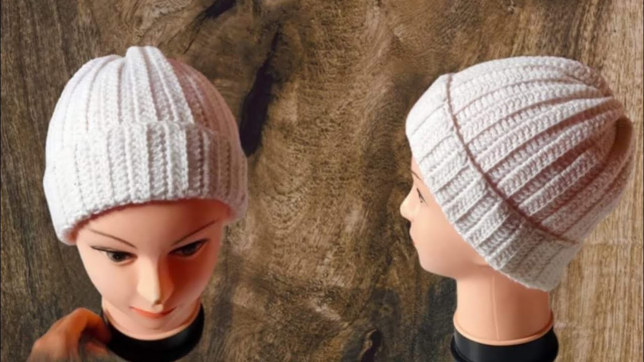 How to crochet an easy hat for beginners, of any size and gender