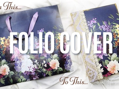 How To Make A Junk Journal Folio Cover Part 1