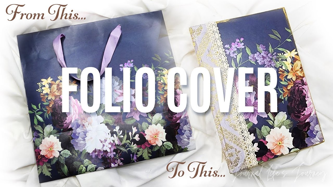 How To Make A Junk Journal Folio Cover Part 1