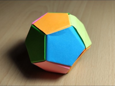 How to make ball with paper (origami)