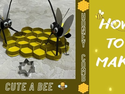 How to Make Cute a Bee &  Honey Comb | Craft Origami
