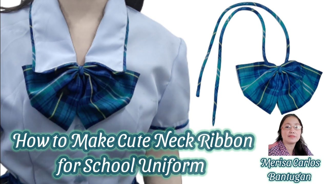 How to Make Cute Neck Ribbon for High School Uniform