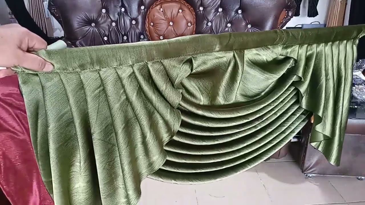 How to make TOP CURTAINS FREE #tutorialgordenchannel