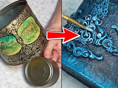 I turned iron cans into a chic thing! Just look at the result, it will surely surprise you!