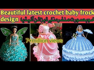 New trending crochet design ideas for girls #fashion #crochetbabyfrock#winterfrockdesign#subscribe