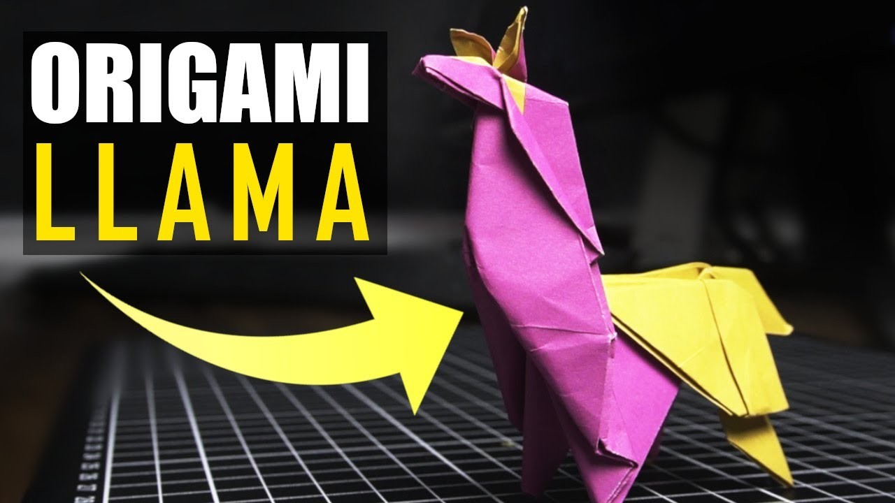 Origami Llama Tutorial | Step By Step In HD