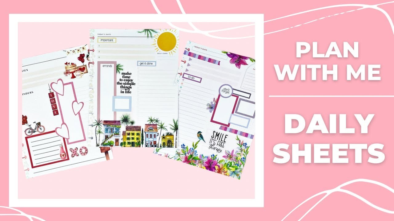 PLAN WITH ME | PLANYTHING DAILY SHEETS | THE HAPPY PLANNER