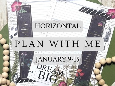Plan With Me | The Happy Planner | Horizontal | January 9-15