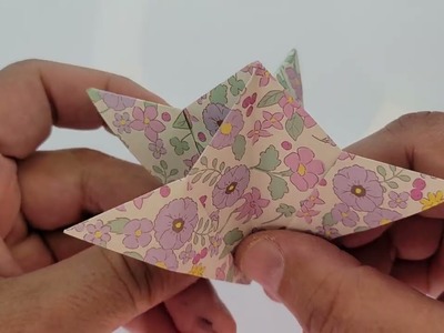 Traditional Origami fold "No Name" model - paper craft ASMR (no talking)