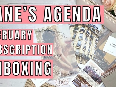 Unboxing Jane's Agenda February Themed Deluxe Subscription Box
