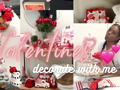 ????VALENTINES DAY DECORATE WITH ME 2023 | VALENTINES DECOR IDEAS | DECORATING FOR VALENTINES 2023