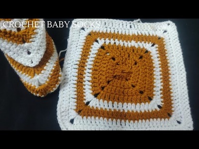 10 Minute Mai Banaen Super Easy Baby Socks | Crochet Baby Socks | @Everyth1ngForYou