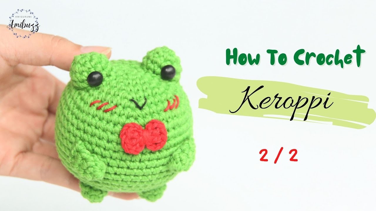 #260 | Keroppi (2.2) | How To Crochet | Amigurumi Tutorial