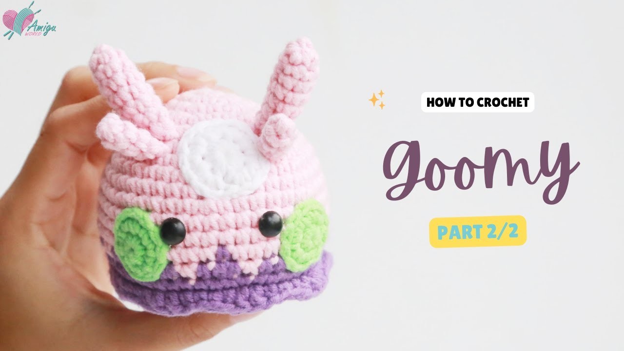 #408 | Amigurumi Goomy (2.2) | Crochet Pokémon Amigurumi | Free Pattern | Amiguworld