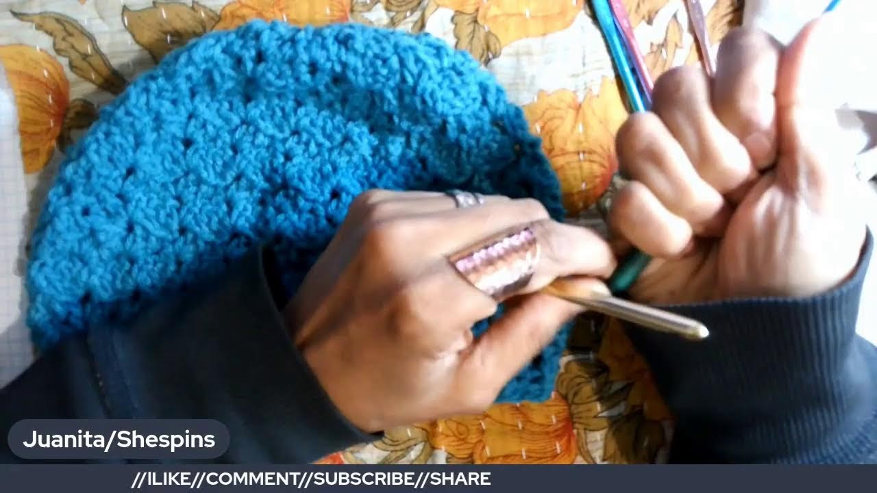 Bush Stitch in the Round part 2: Crochet tutorial