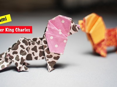 Cavalier King Charles Spaniel (4K) - Origami Animal - 24 Craft