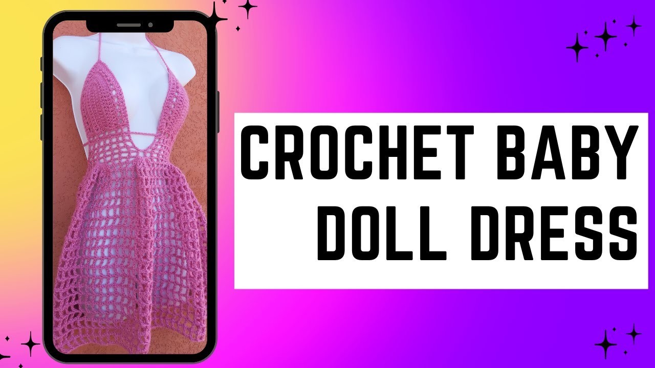 Crochet Bady Doll Dress | Crafted by Bianca