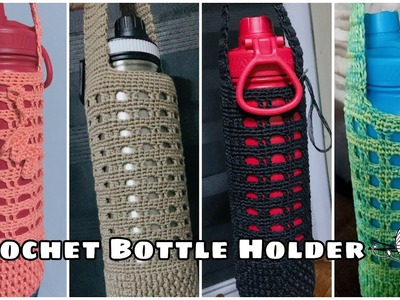 Crochet Bottle Holder Tutorial | Handmade