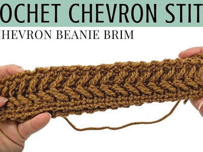 Crochet CHEVRON STITCH Tutorial