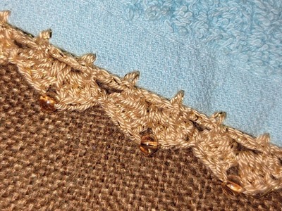 Crochet golden lace work ????#crochet